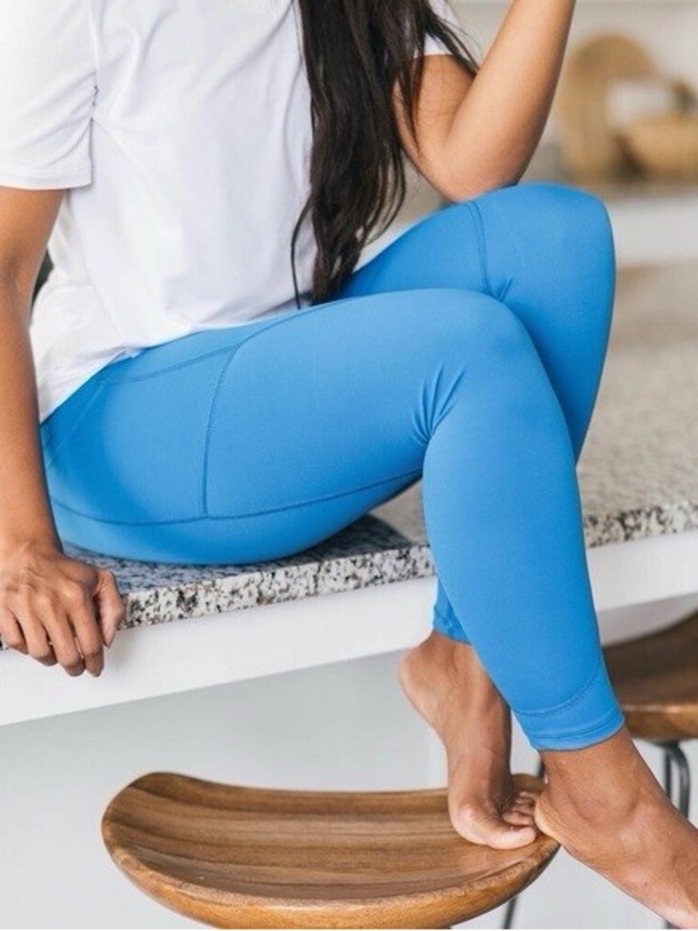 Zyia Royal Blue Pocket Light n' Tight Size 8-10.